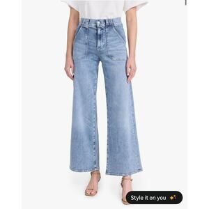 $288 Frame Modern Pocket Wideleg Jeans size 26 with 29.5” inseam